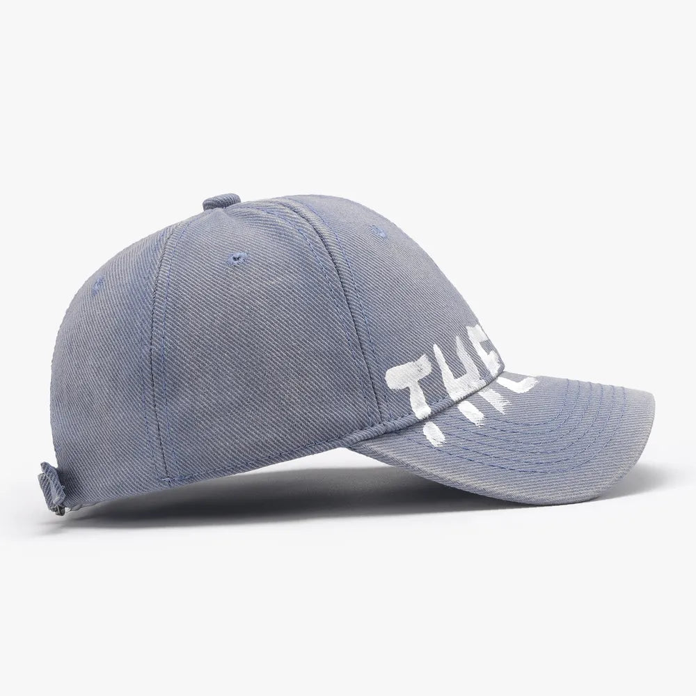 Letter Adjustable Baseball Cap Casual Streetwear Style Secondary image